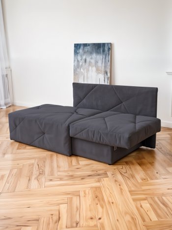 Диван 1010 графит, правый (BRENDOSS) в Асбесте - asbest.mebel-e96.ru