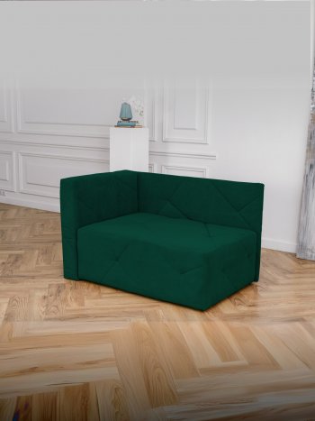 Диван 1010 изумруд, левый (BRENDOSS) в Асбесте - asbest.mebel-e96.ru