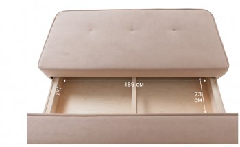 Диван-кровать 1001 бежевый (Brendoss) в Асбесте - asbest.mebel-e96.ru