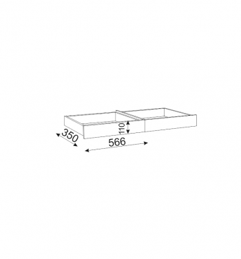 Стол с ящиками Осло М16+М17 (Риннер) в Асбесте - asbest.mebel-e96.ru