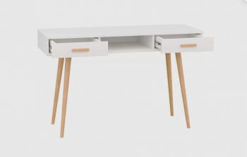 Стол письменный, арт.6-01103, белый (ГК) в Асбесте - asbest.mebel-e96.ru