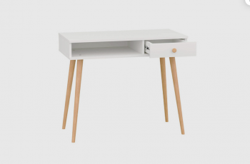 Стол письменный, арт.6-01101, белый (ГК) в Асбесте - asbest.mebel-e96.ru