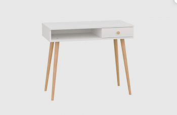 Стол письменный, арт.6-01101, белый (ГК) в Асбесте - asbest.mebel-e96.ru