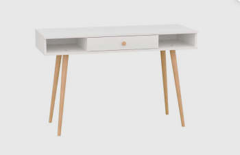 Стол письменный, арт.6-01102, белый (ГК) в Асбесте - asbest.mebel-e96.ru