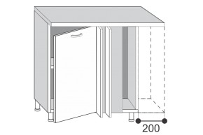 2.10.1у Кира Шкаф-стол УНИ (б/столешницы) в Асбесте - asbest.mebel-e96.ru | фото