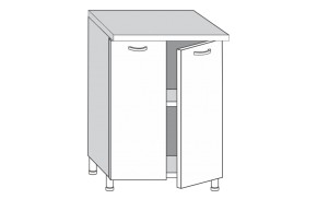 2.60.2 Грейс Шкаф-стол с двумя дверцами (б/столешницы) в Асбесте - asbest.mebel-e96.ru | фото