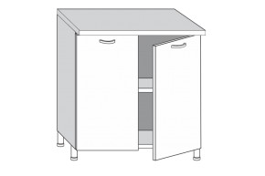 2.80.2 Мелисса Шкаф-стол с двумя дверцами (б/столешницы) в Асбесте - asbest.mebel-e96.ru | фото