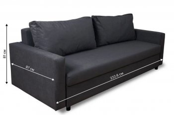 Диван 730 графит (Brendoss) в Асбесте - asbest.mebel-e96.ru