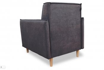 Кресло 831 Графит, велюр (Brendoss) в Асбесте - asbest.mebel-e96.ru