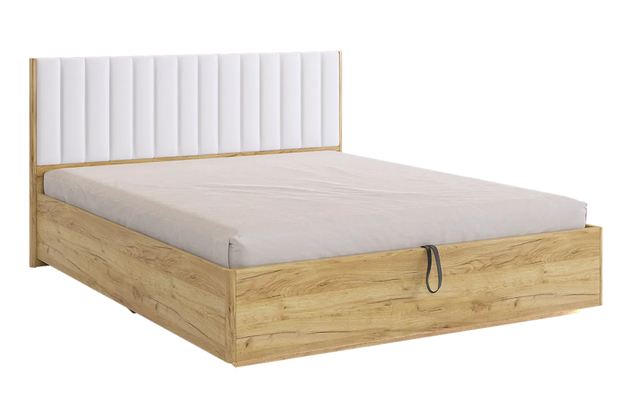 Кровать с подъемным механизмом Адам белый  (Мебельсон) в Асбесте - asbest.mebel-e96.ru | фото