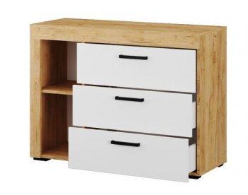 Комод Адель белый (Текс) в Асбесте - asbest.mebel-e96.ru