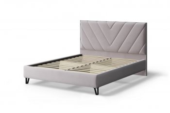 Кровать Аделия мягкая Dusty rose (пепельная роза), 1600 (МЛК) в Асбесте - asbest.mebel-e96.ru