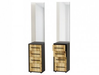 Тумба с зеркалом Аэлита сек.2 (Росток) в Асбесте - asbest.mebel-e96.ru