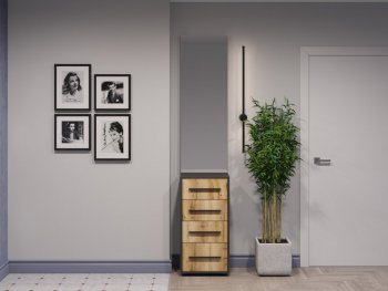 Тумба с зеркалом Аэлита сек.2 (Росток) в Асбесте - asbest.mebel-e96.ru