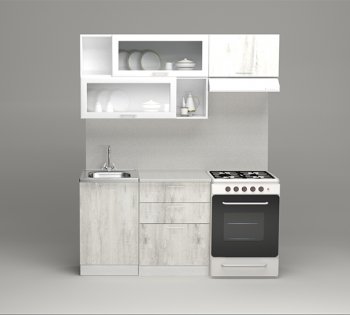 Кухонный гарнитур Алина экстра 1700 мм (Герда) в Асбесте - asbest.mebel-e96.ru