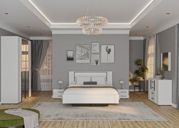 Спальный гарнитур Амалия модульный (Росток) в Асбесте - asbest.mebel-e96.ru