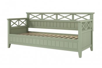 Кровать из массива Амелия зеленый самшит (БМ) в Асбесте - asbest.mebel-e96.ru