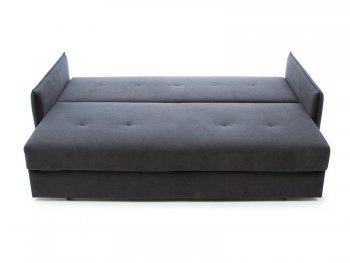 Диван Аура 3П, велюр Ультра грей (темно-серый) (Аврора) в Асбесте - asbest.mebel-e96.ru