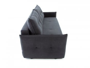 Диван Аура 3П, велюр Ультра грей (темно-серый) (Аврора) в Асбесте - asbest.mebel-e96.ru