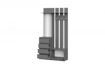 Прихожая Айден ВШ06-1100 серый графит (ИЦ) в Асбесте - asbest.mebel-e96.ru