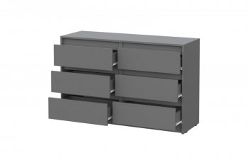 Комод Айден КМ06-1200 серый графит (ИЦ) в Асбесте - asbest.mebel-e96.ru