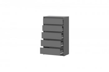 Комод Айден КМ06-700 серый графит (ИЦ) в Асбесте - asbest.mebel-e96.ru