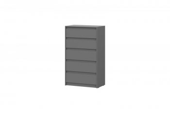 Комод Айден КМ06-700 серый графит (ИЦ) в Асбесте - asbest.mebel-e96.ru | фото