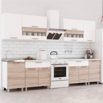 Кухонный гарнитур Айсбери 2400 мм (БТС) в Асбесте - asbest.mebel-e96.ru