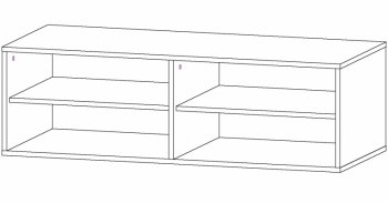 Стенка Айвори (АстридМ) в Асбесте - asbest.mebel-e96.ru