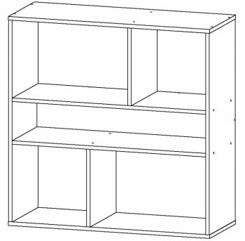 Стенка Айвори (АстридМ) в Асбесте - asbest.mebel-e96.ru