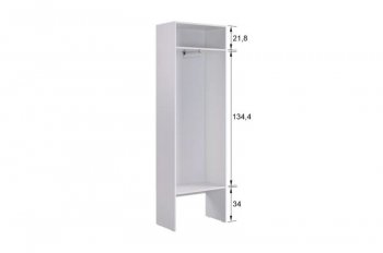 Прихожая Баско К8 (кашемир) (Мебельсон) в Асбесте - asbest.mebel-e96.ru
