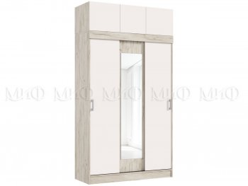 Шкаф-купе 1300 мм +антресоль Роджина крафт/кашемир (Миф) в Асбесте - asbest.mebel-e96.ru