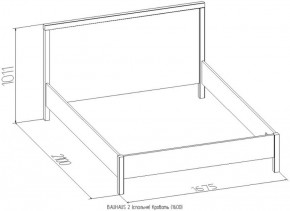 Баухаус Кровать с ортопедическим основанием 900*2000 в Асбесте - asbest.mebel-e96.ru