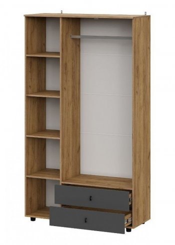 Шкаф 1200 мм трехстворчатый (с ящиками) Байкал (СВ) в Асбесте - asbest.mebel-e96.ru