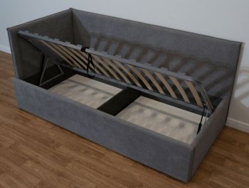 Диван-кровать Бенто с ПМ, велюр Маус (ДСВ) в Асбесте - asbest.mebel-e96.ru
