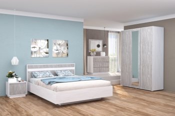 Двуспальная кровать Бетти 1600 (Зарон) в Асбесте - asbest.mebel-e96.ru