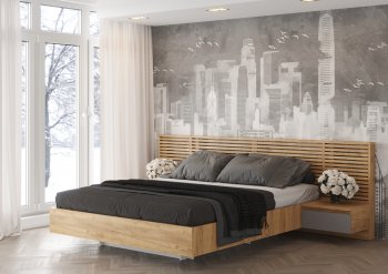 Кровать с подъемным механизмом Бостон серый (Стиль) в Асбесте - asbest.mebel-e96.ru