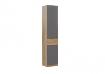 Прихожая Бостон Лайт комп.1 серый шифер (Стиль) в Асбесте - asbest.mebel-e96.ru