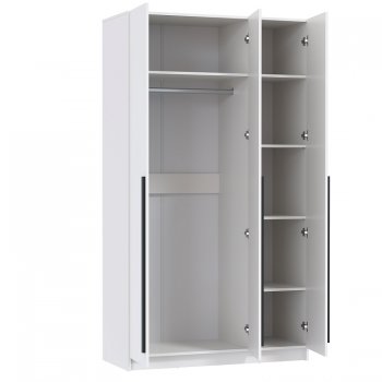 Шкаф 1200 мм 67.15 Брандо ЛДСП Белый (высота 2150) (Олмеко) в Асбесте - asbest.mebel-e96.ru