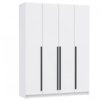 Шкаф 1600 мм 67.16 Брандо ЛДСП белый (высота 2150) (Олмеко) в Асбесте - asbest.mebel-e96.ru