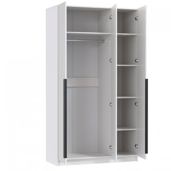 Шкаф 1200 мм 67.15 Брандо МДФ Белый (высота 2150) (Олмеко) в Асбесте - asbest.mebel-e96.ru