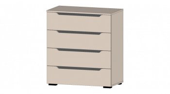 Британа Комод 4 ящика (Лин) в Асбесте - asbest.mebel-e96.ru