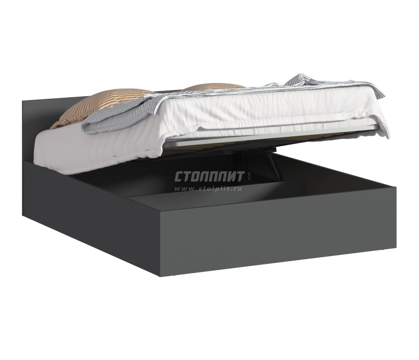 Кровать с подъемным механизмом Бруклин СБ-3359 (Диамант серый) (СП) в Асбесте - asbest.mebel-e96.ru