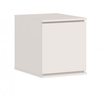 Пенал Челси 450 мм с антресолью сонома/белый (Миф) в Асбесте - asbest.mebel-e96.ru