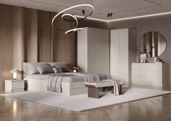 Спальный гарнитур Челси Кашемир. модульный (Миф) в Асбесте - asbest.mebel-e96.ru