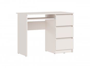 Письменный стол + Стеллаж Челси кашемир (Миф) в Асбесте - asbest.mebel-e96.ru