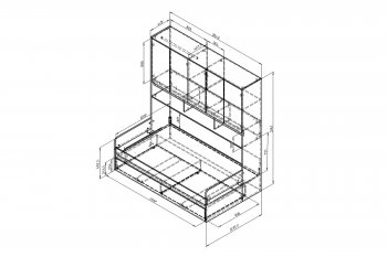 Набор детской мебели Дельта ЯШ/белый модульный (ФМ) в Асбесте - asbest.mebel-e96.ru