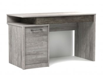 Стол письменный Денвер Риббек серый (СБК) в Асбесте - asbest.mebel-e96.ru
