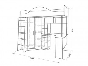 Набор детской мебели Амели (модульная) в Асбесте - asbest.mebel-e96.ru