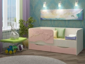 Детская кровать Дельфин-2 МДФ розовый, 80х160 в Асбесте - asbest.mebel-e96.ru